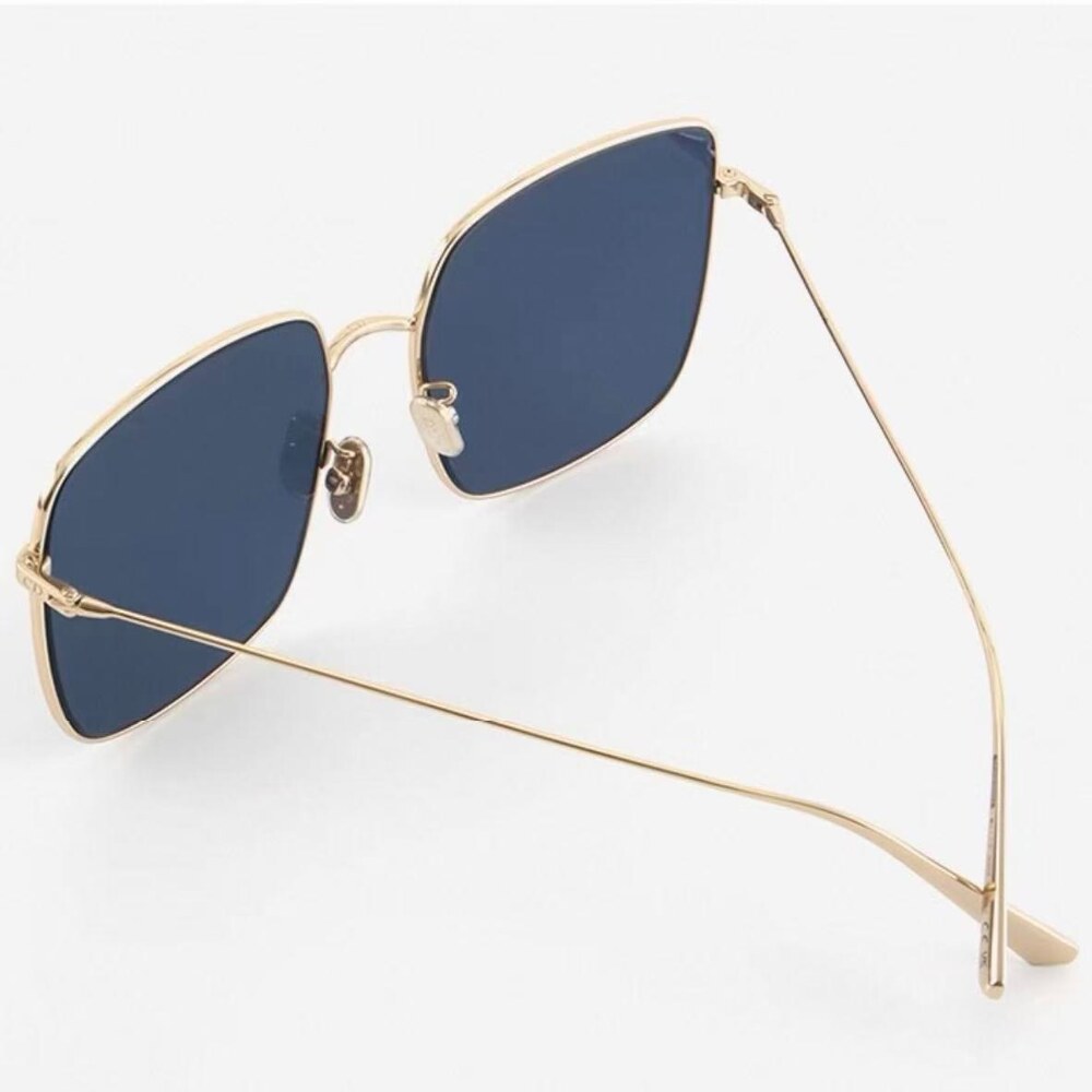Dior Oversized Gold Frame Square